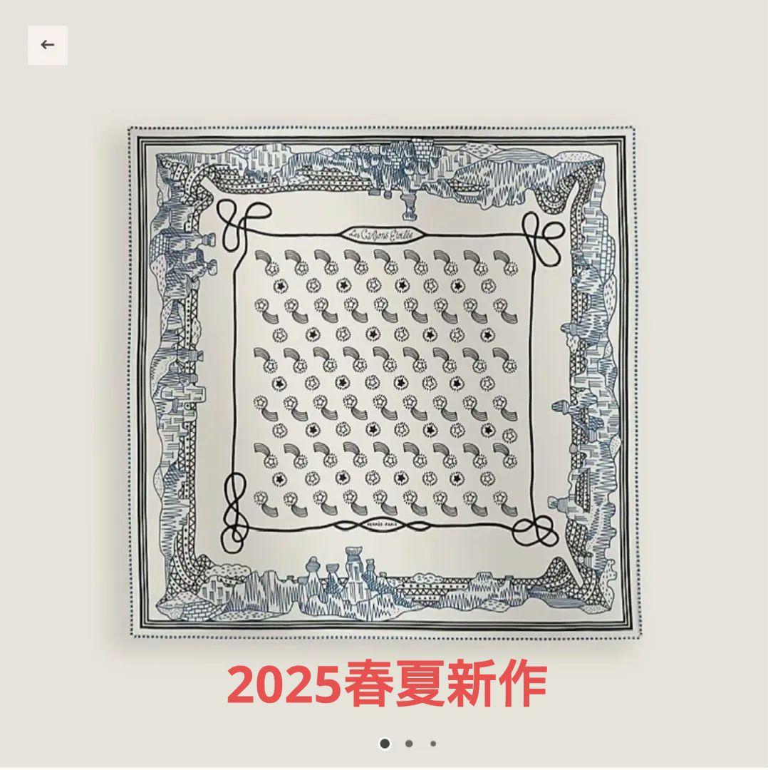 Hermesエルメスシルクバンダナ 55