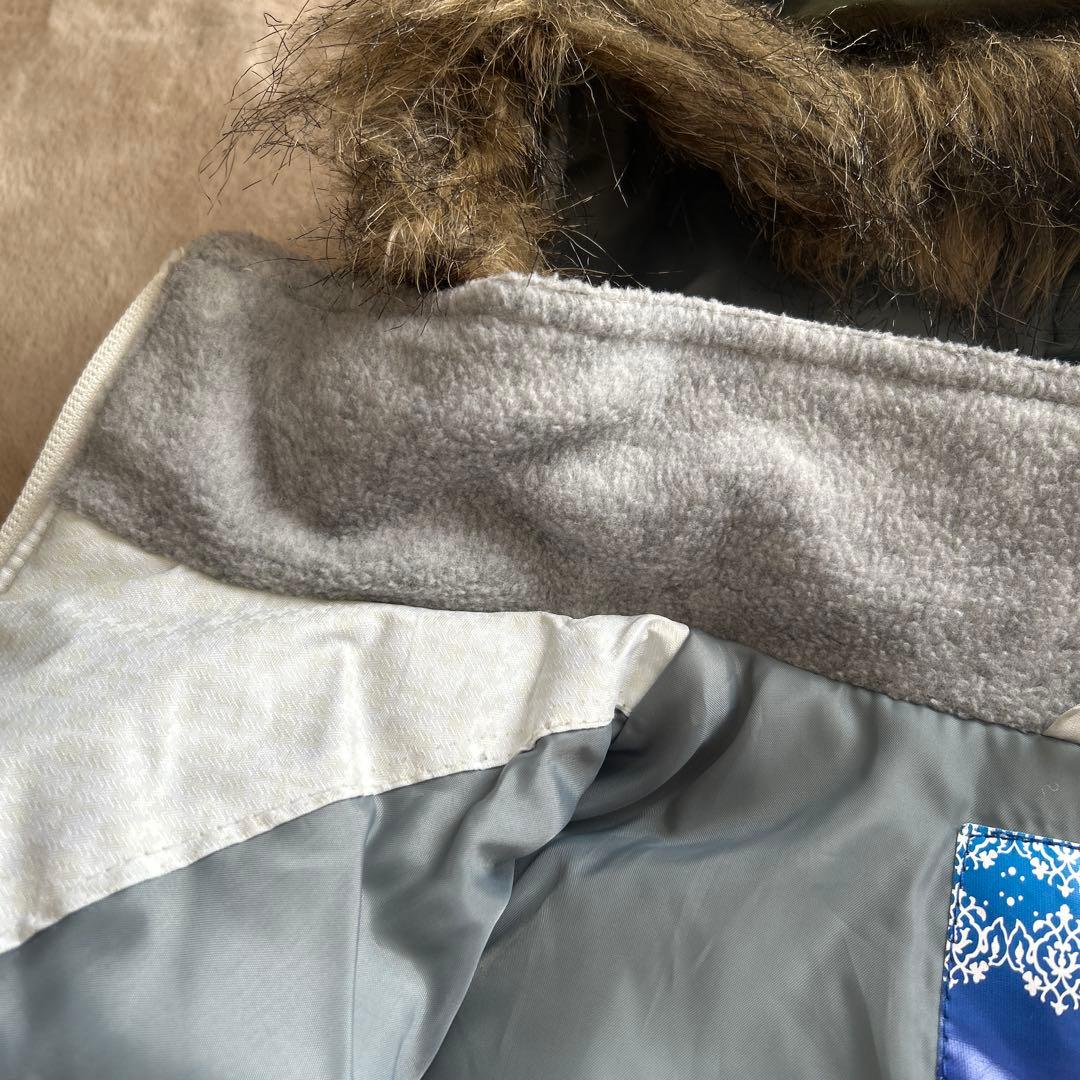 AIRWALK スキーウェア 上下 160 スノボ 男女兼用可 白×ブラウン - メルカリ