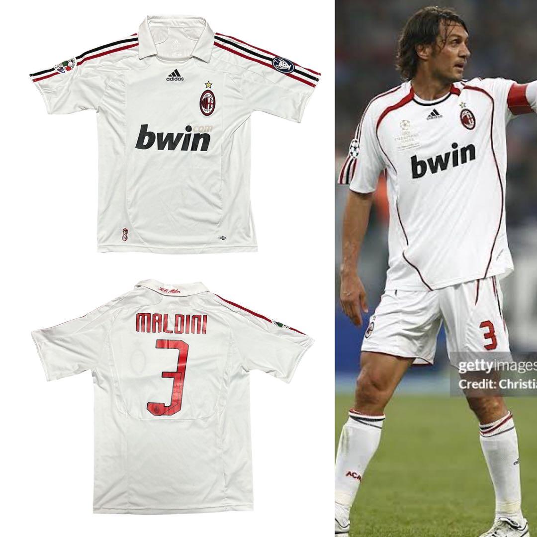 adidas 07-08 AC ミラン ユニフォーム マルディーニ - メルカリ