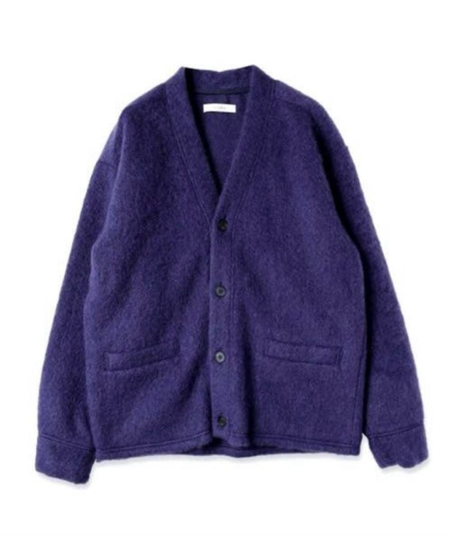 美品】即完売 JIEDA MOHAIR CARDIGAN モヘア パープル 紫