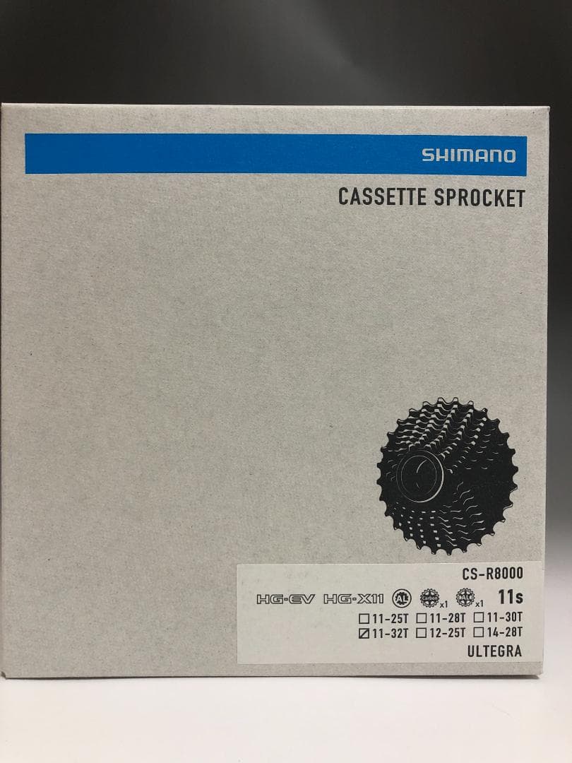 SHIMANO CS-R8000 カセットスプロケット 11速 Amazon | シマノ(SHIMANO) カセットスプロケット CS-R8000 11S 11-25T