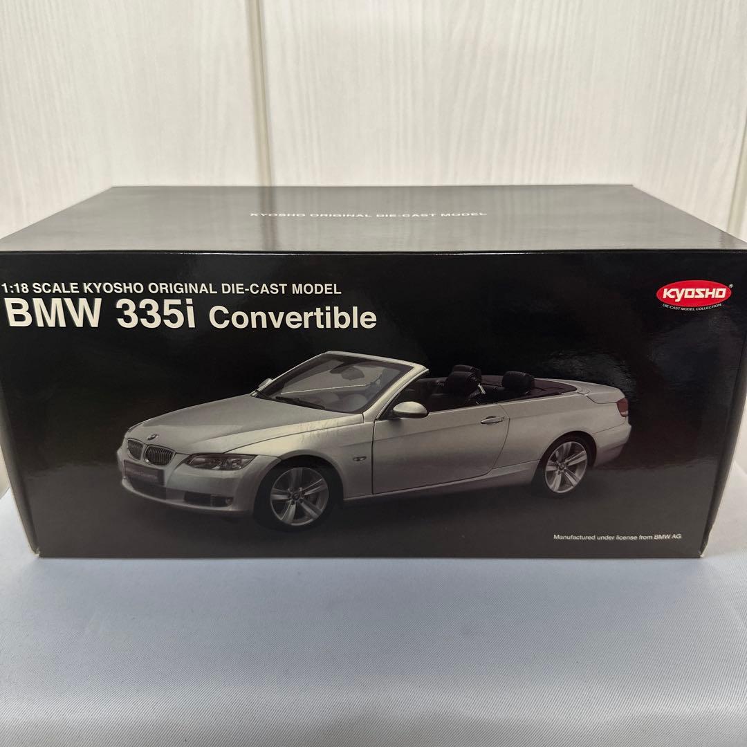 ミニカー KYOSHO 1:18 BMW 335i Convertible Kyosho 1:18 BMW 3 Series Convertible black 80430413375 model car