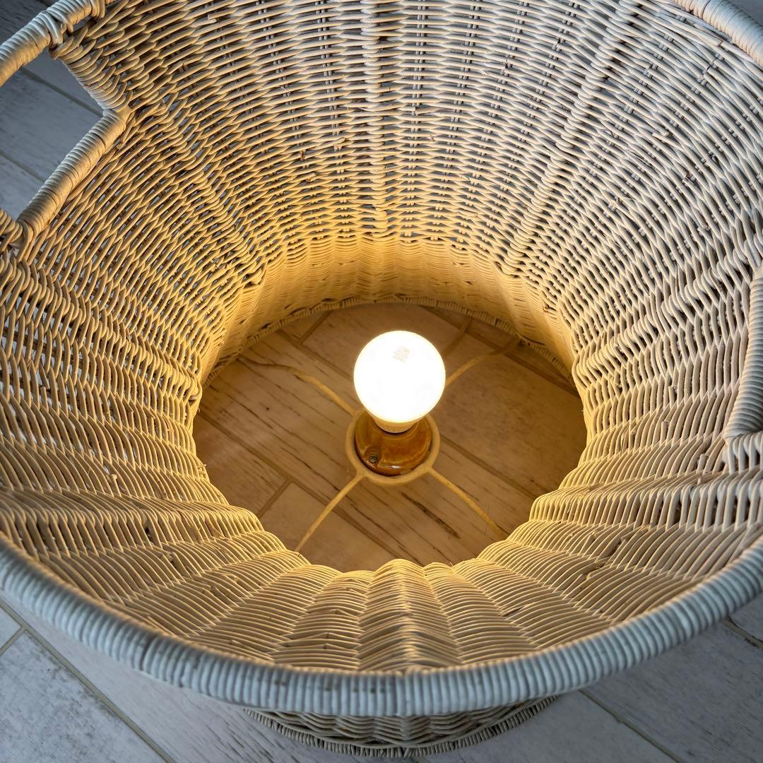 《SALE価格》シェル ラタンテーブル　希少　アンティーク　サイドテーブル