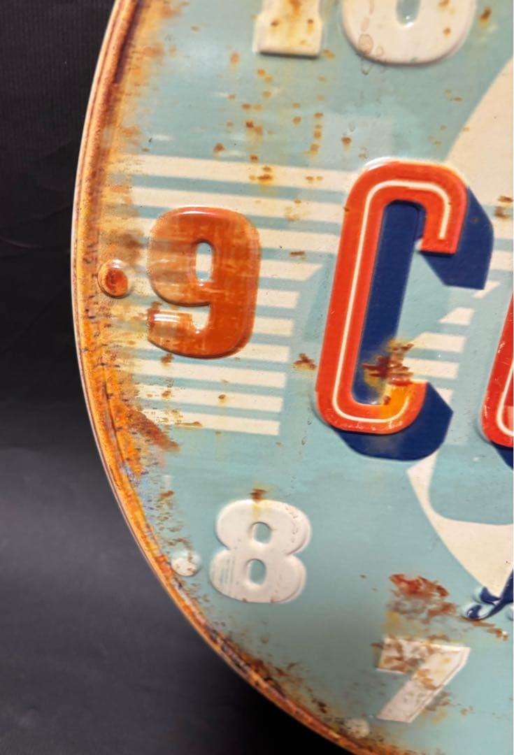 ヴィンテージ レトロ 掛け時計 39.5cm 訳あり インテリア COFFEE