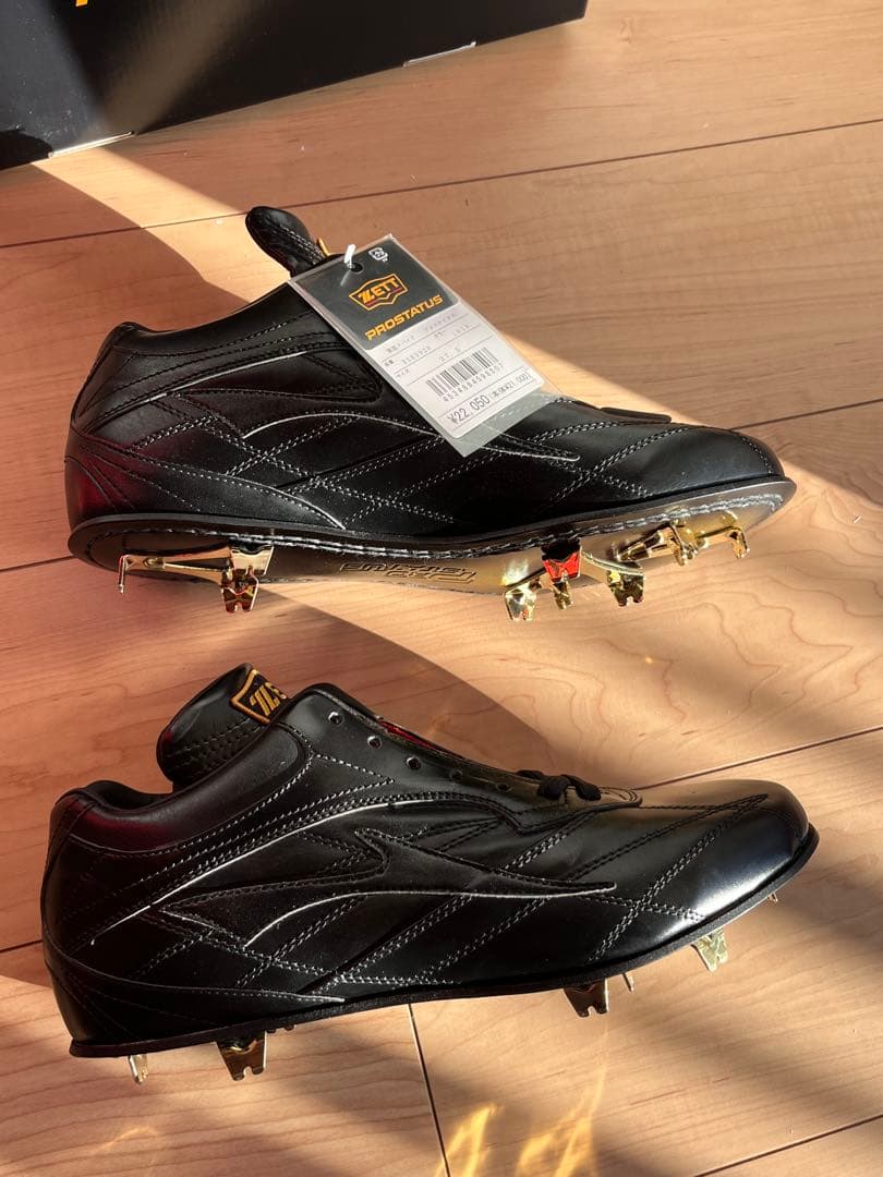 【新品未使用】ZETT プロステイタス 野球スパイク 革底 27.5cm