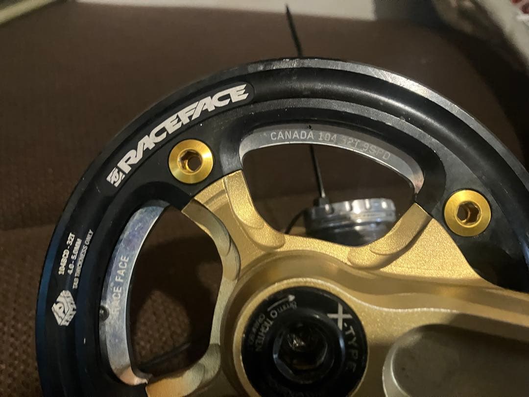 RACEFACE ATLAS 9S クランク ゴールド 170mm