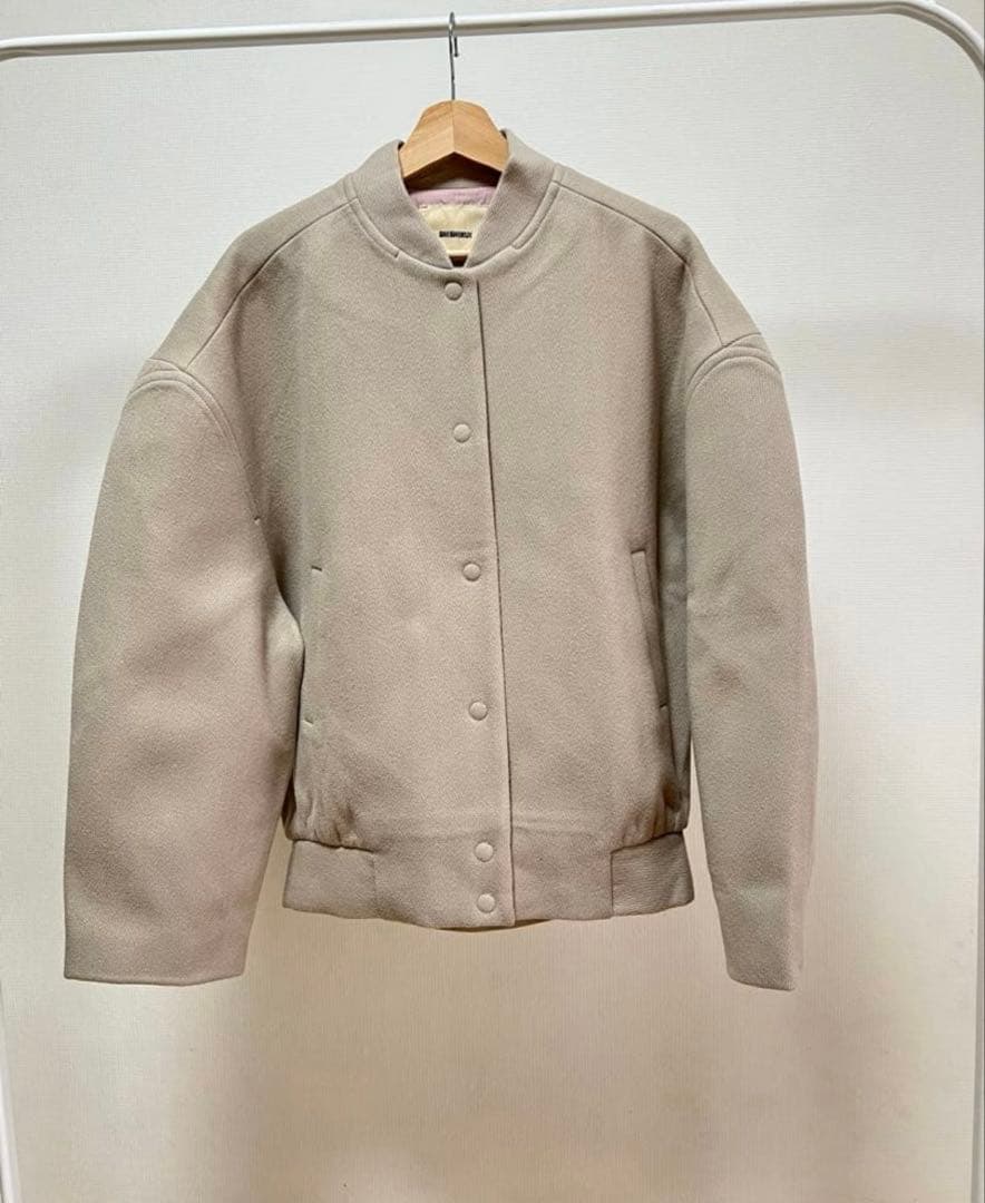 シシクイshishikui WOOL JAK BEIGE SHISHIKUI スタジャンWOOL JAK