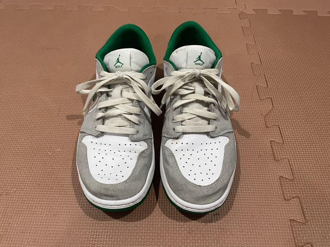 NIKE ゴルフシューズ エアジョーダン1 LOW パイングリーン 28cm