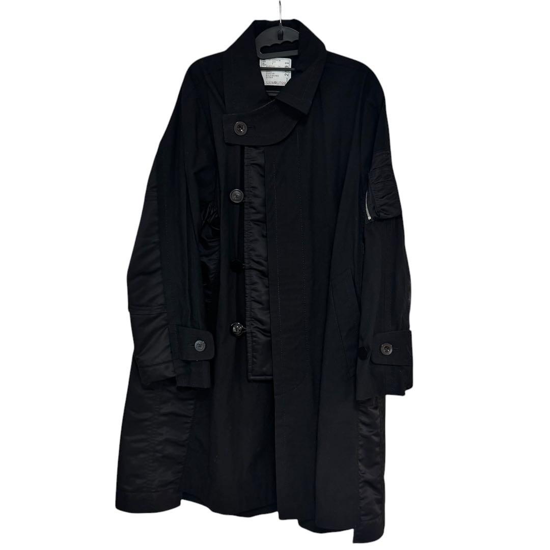 sacai Cotton Oxford Coat ミリタリーコート サイズ2-新作の予約販売も。
