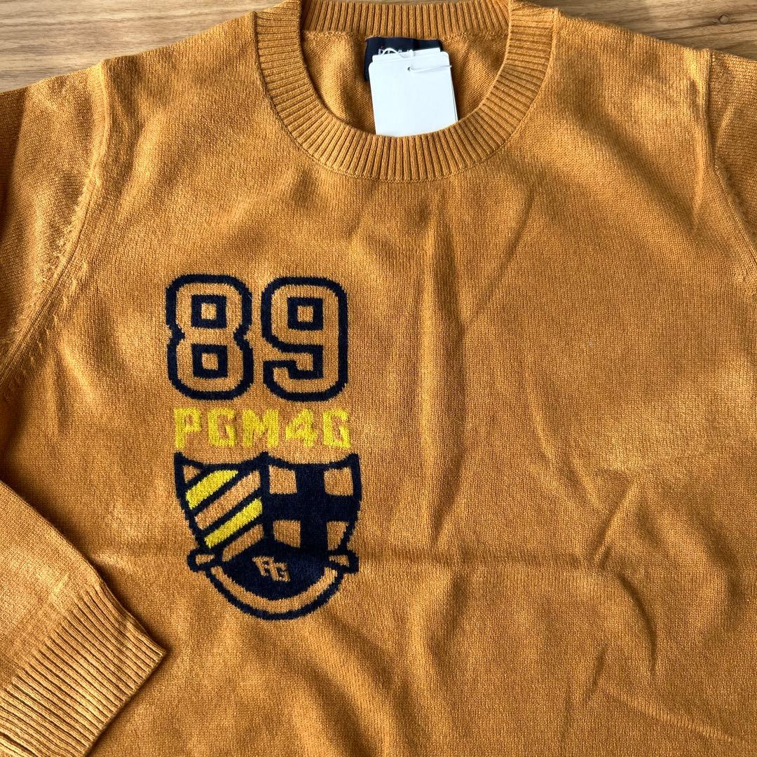 パーリーゲイツマスタードニットセーター 89
