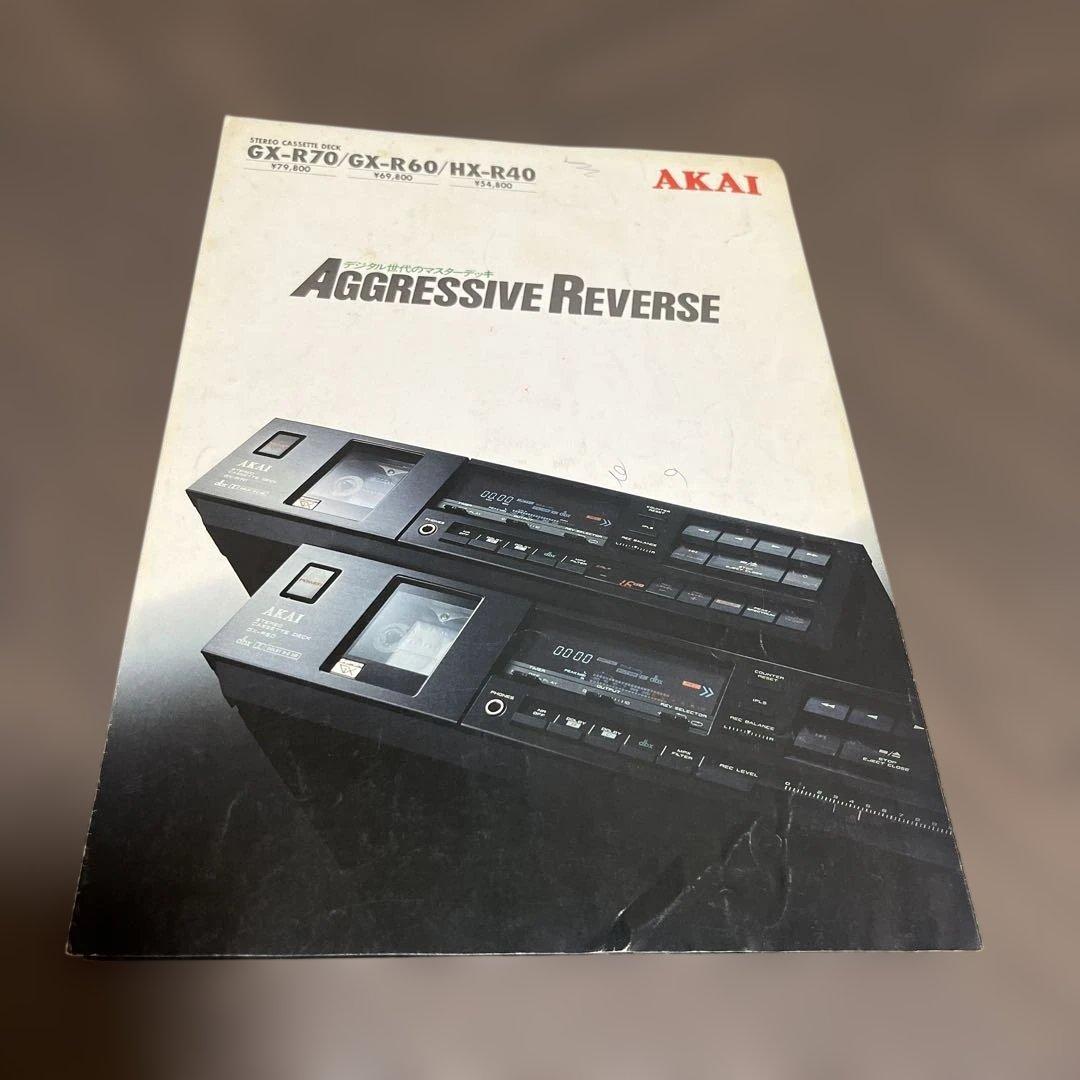 AKAI カセットデッキ「GX-R70」「GX-R60」「HX-R40」 - メルカリ