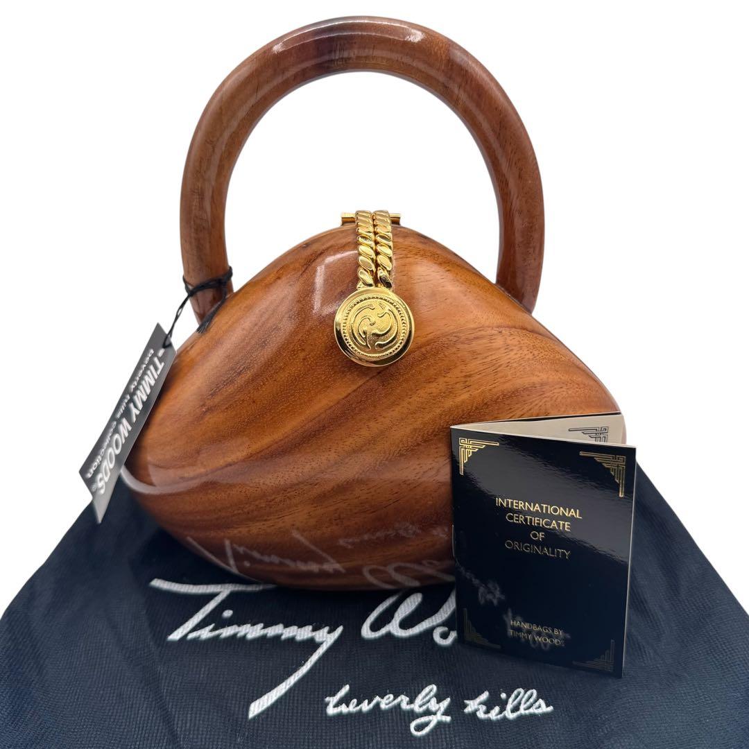 TIMMY WOODS ゾウバッグ TIMMY WOODS 木製バッグ 2way TIMMY WOODS