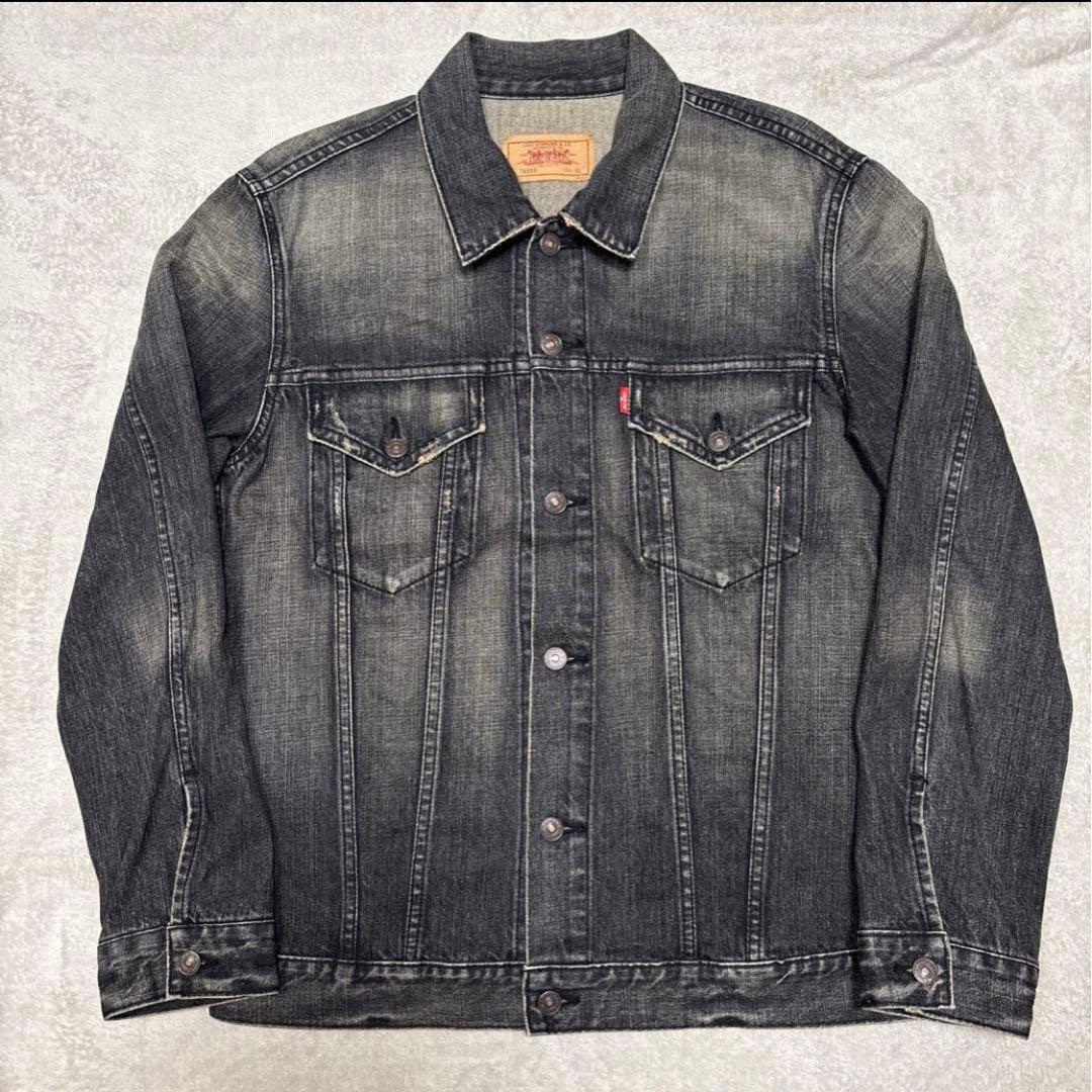 00s美品　リーバイス 70599 先染めブラック デニムジャケットXL 00s美品 リーバイス 70599 先染めブラック デニムジャケットXL