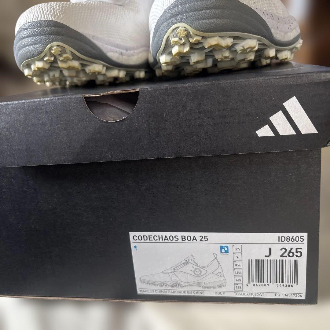 1ラウンド使用 アディダスコードカオス25BOA 26.5cm