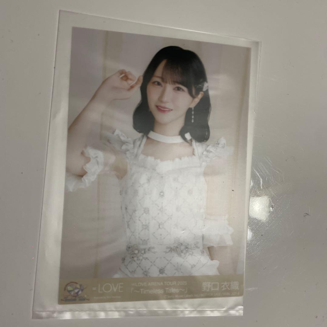 イコラブ 野口衣織 封入 生写真 アリーナツアー 2025 DVD タイプC