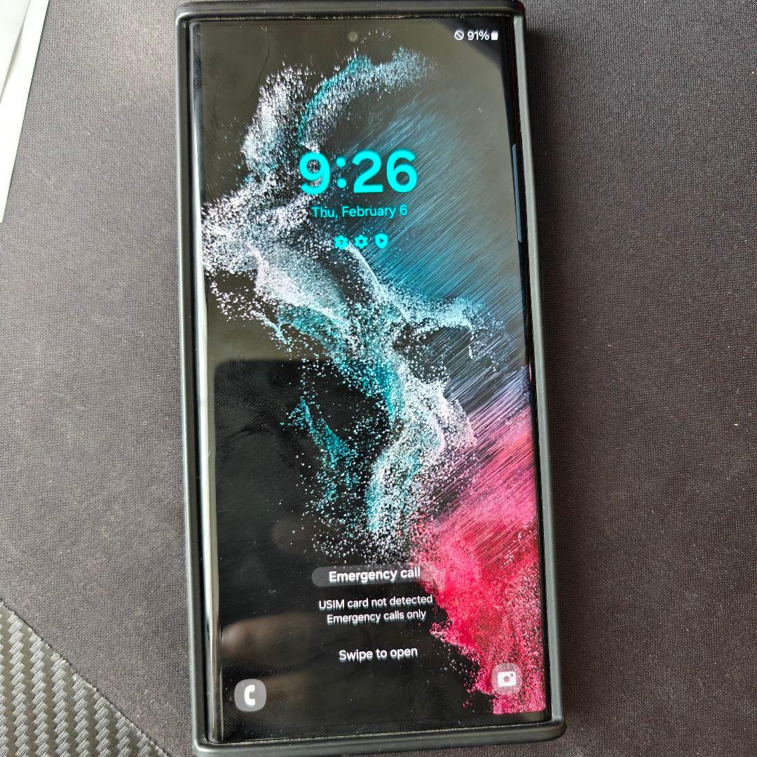 Phone14Plus 128GB ブルー バッテリー容量91%