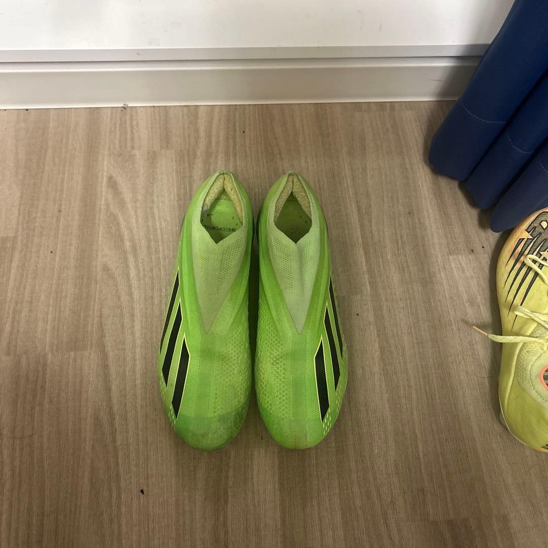 adidasアディダスサッカースパイクX紐なし26センチ値下げ交渉可 - メルカリ