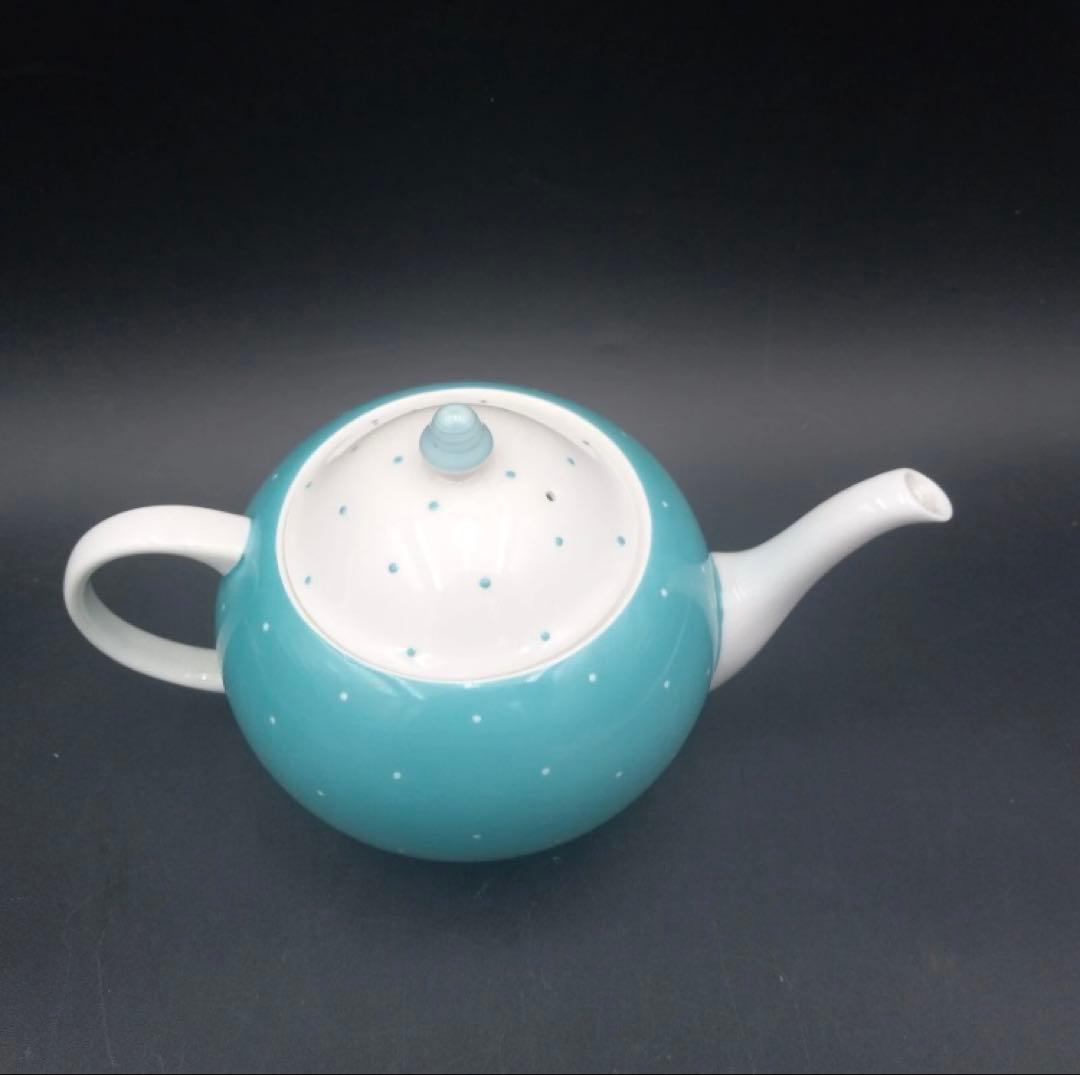 スージークーパー 美品 レイズドドット ティーポット カップ&ソーサー