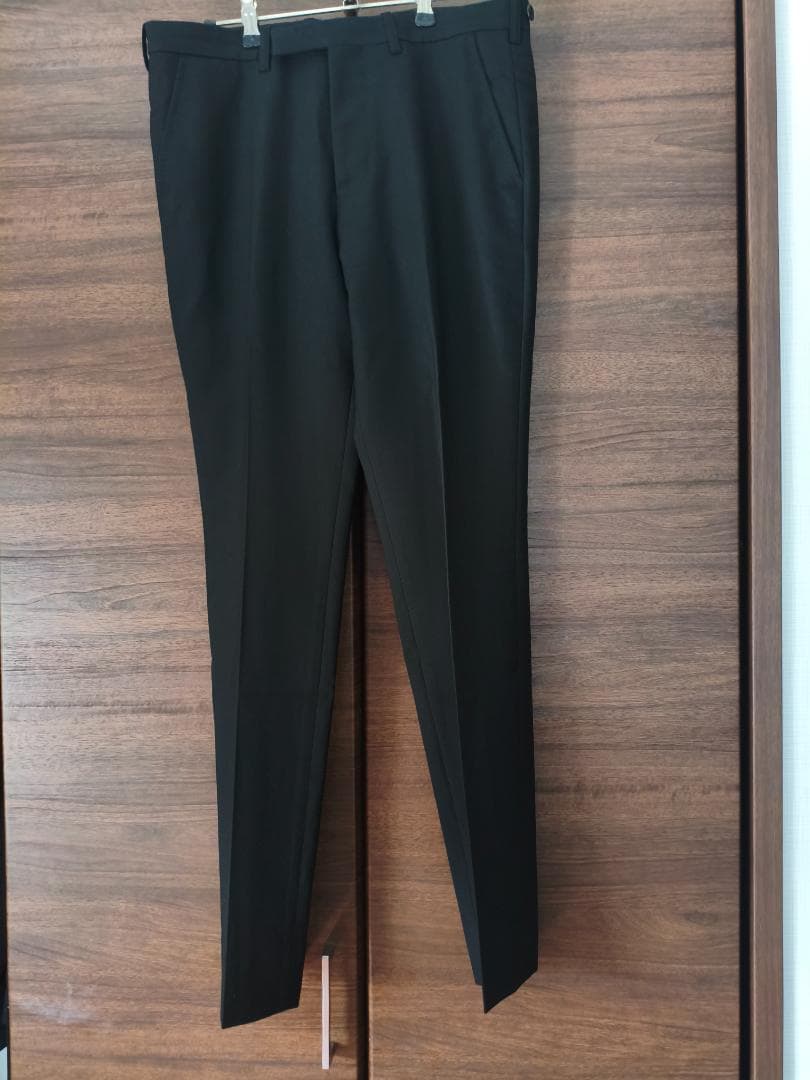 LAD MUSICIAN ラッドミュージシャン スリムスラックス 42 黒 LADMUSICIAN SLIM SLACKS 42 【公式通販】