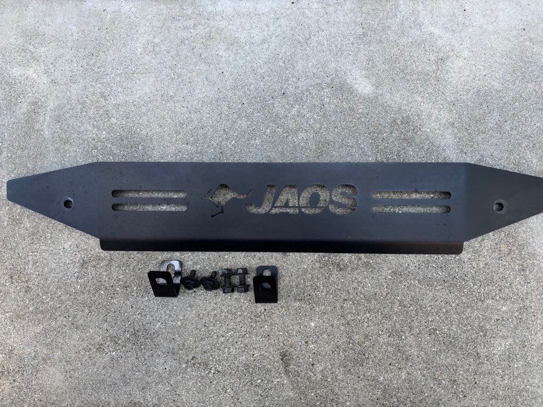 JAOS リアスキッドプレート ブラック ランドクルーザー250系専用 JAOS リアスキッドプレート ブラック を