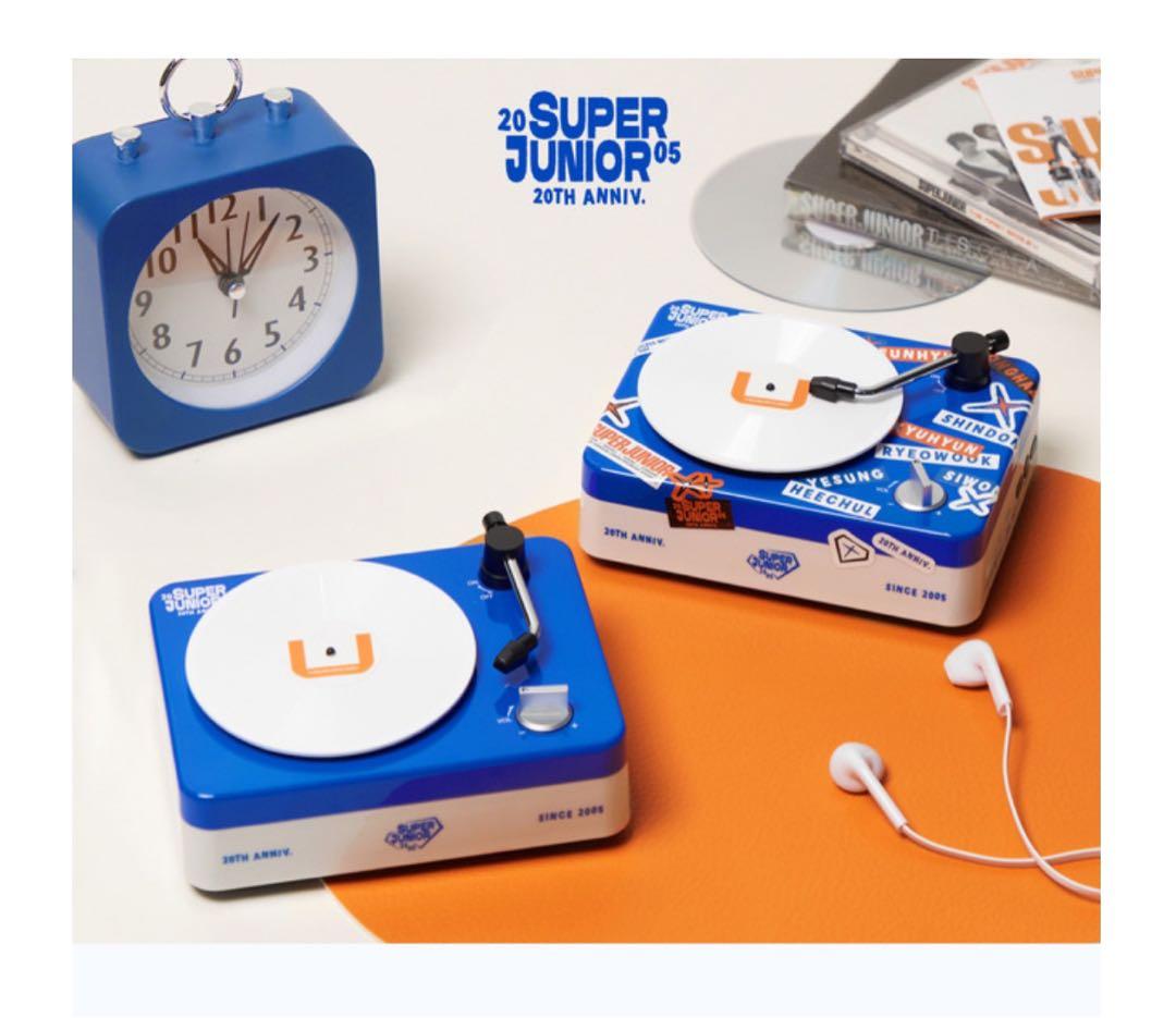 ウニョク SUPER JUNIOR 20周年 ターンテーブル スピーカー セット