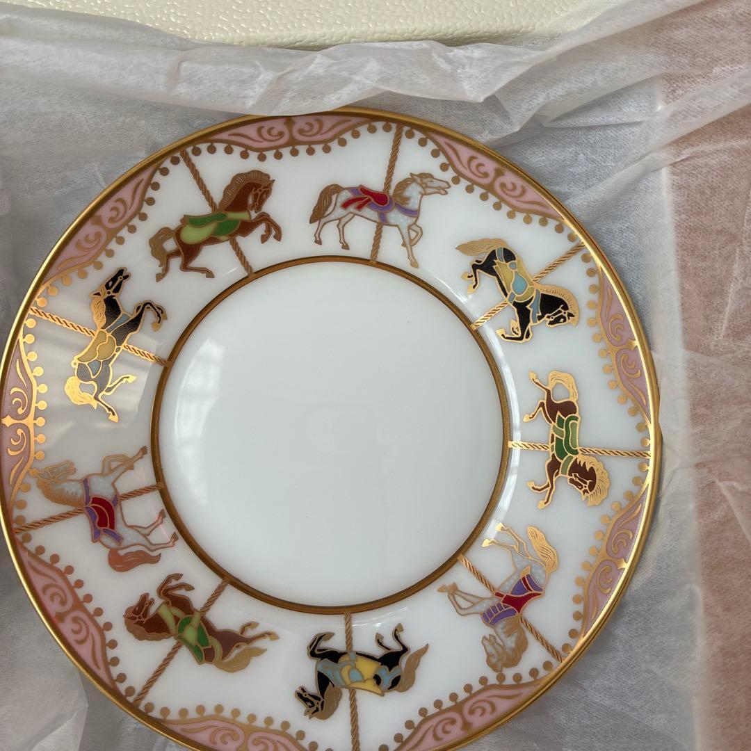 OKURA CHINA 馬の絵柄皿（うまくゆく）2枚セット