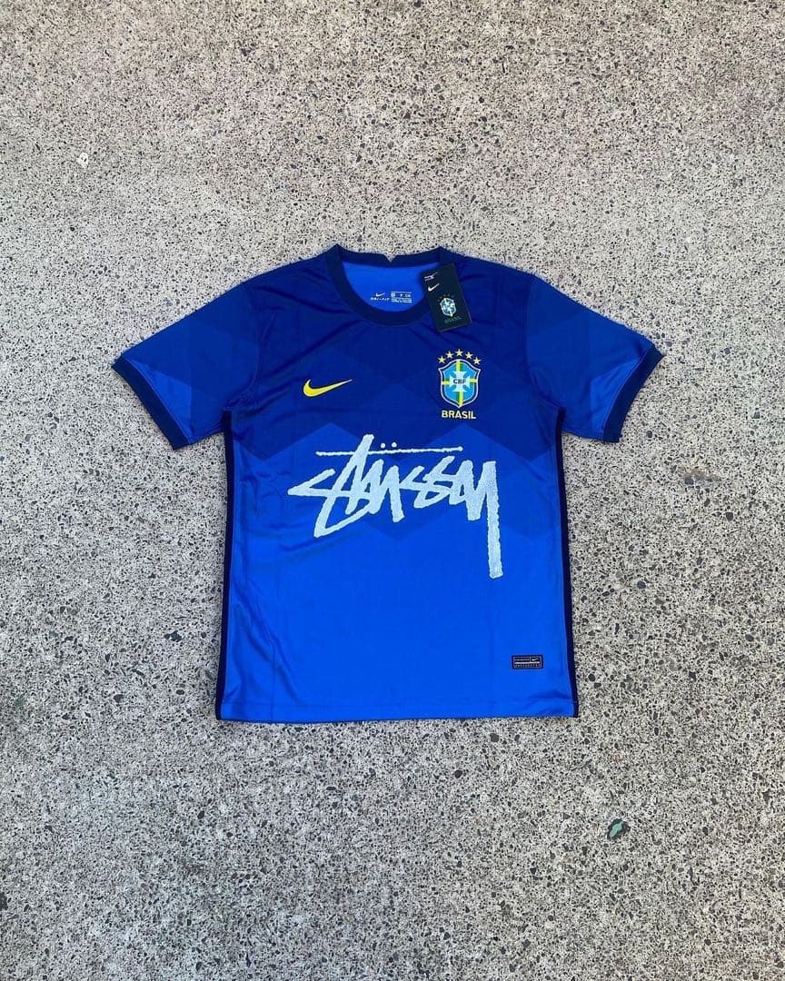 NIKE BRASIL サッカーシャツ Lサイズ STUSSY ステューシー - メルカリ