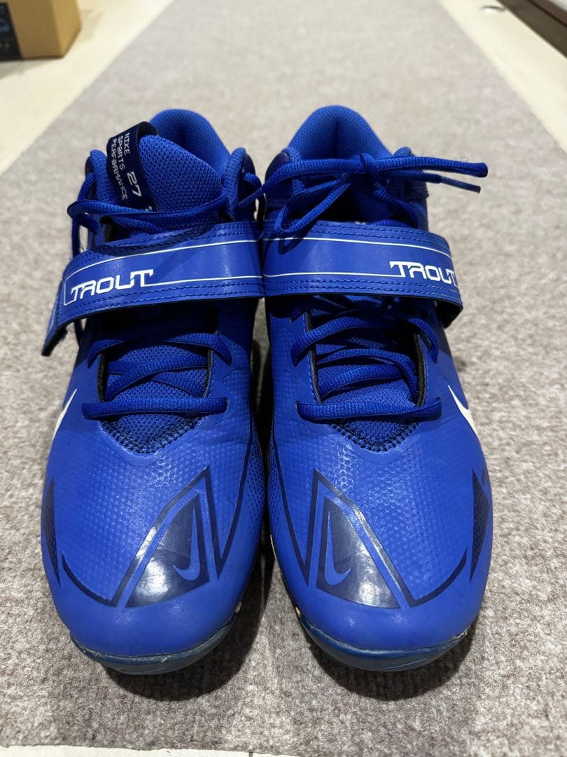 NIKE TROUT スパイクシューズ ブルー NIKE (ナイキ) 野球スパイク メンズ SIZE 29.5cm ブルー 日本未発売