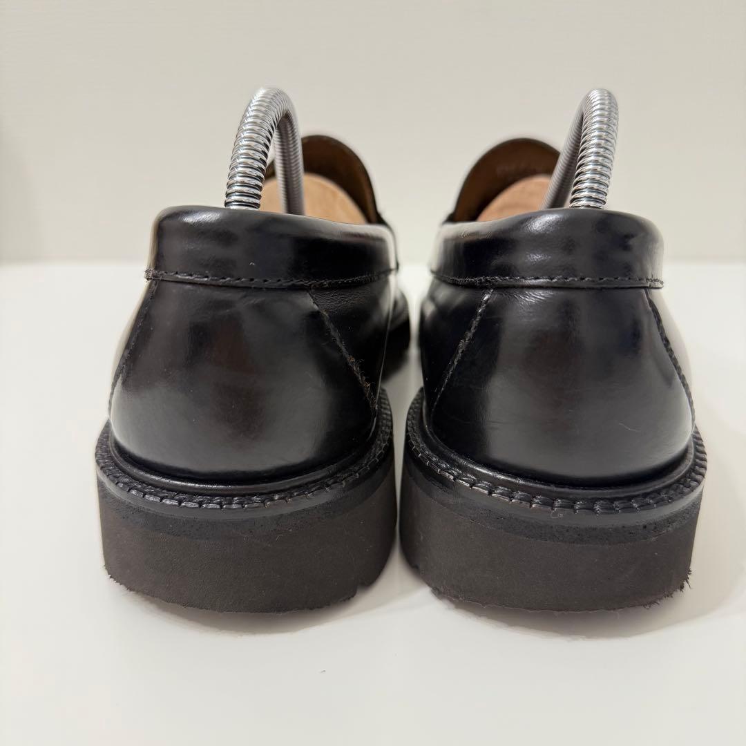 美品✨ G.H.BASS WEEJUNS ローファー 厚底ソール 本革 黒