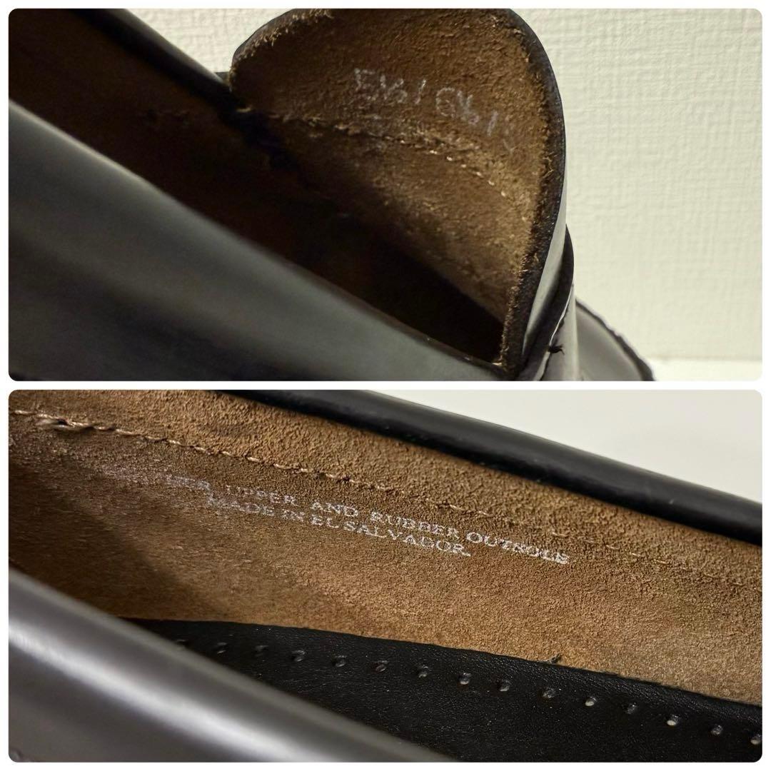 美品✨ G.H.BASS WEEJUNS ローファー 厚底ソール 本革 黒
