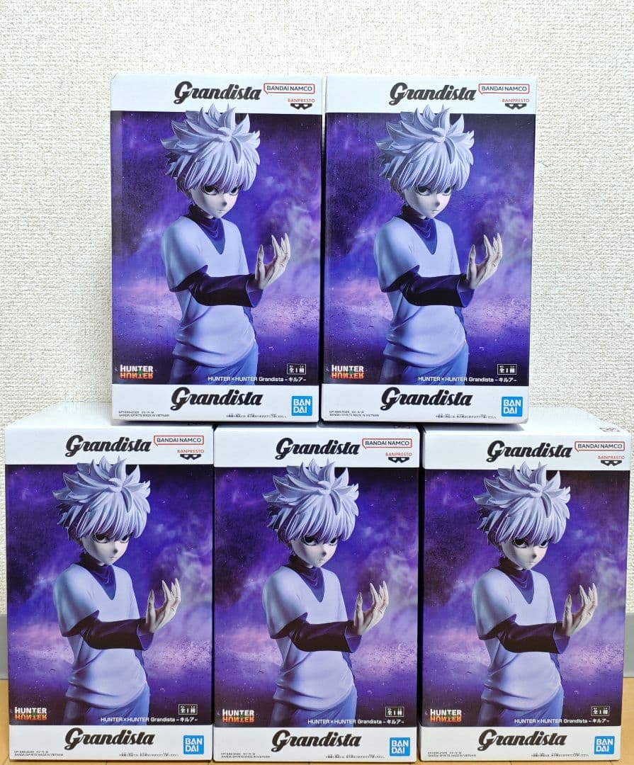 HUNTER × HUNTER Grandista キルア フィギュア 5 個