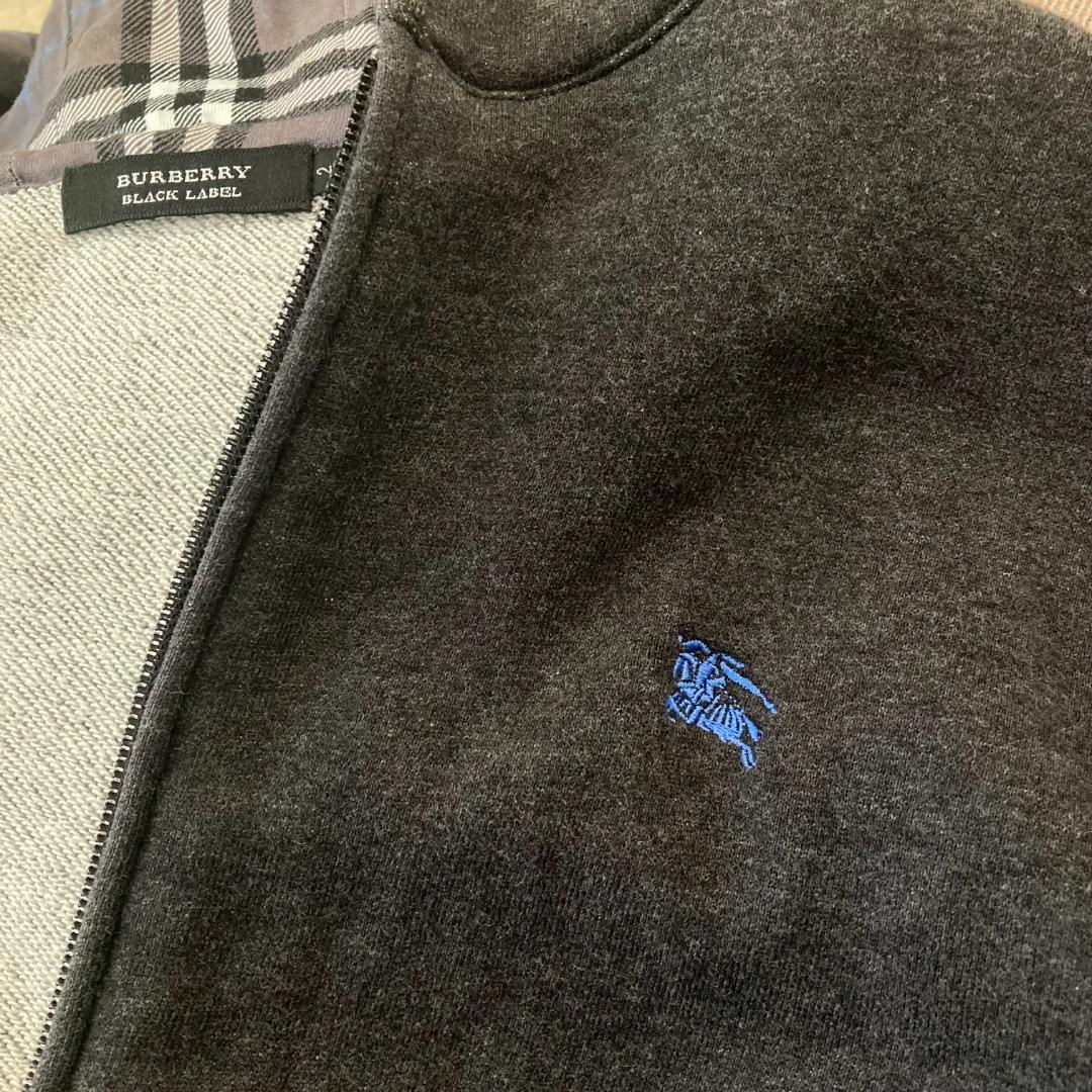 BURBERRY BLACK LABEL ラビットファー付きパーカー サイズ2 - メルカリ