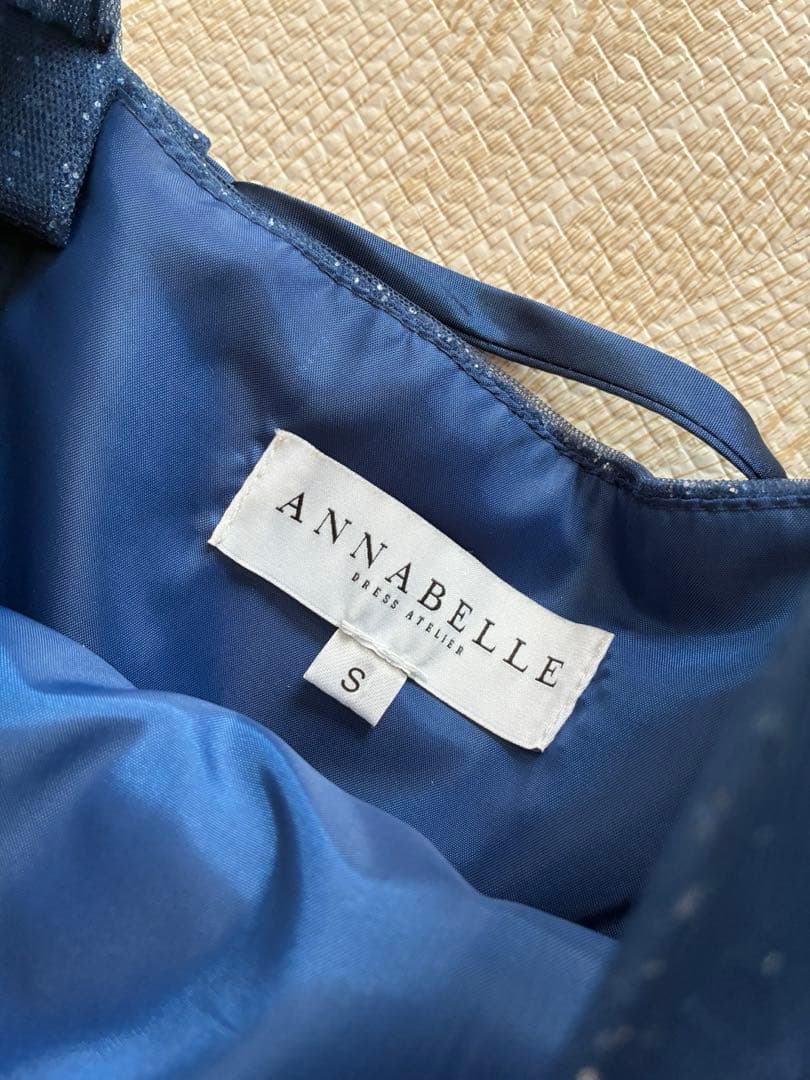 ANNABELLE アナベル ネイビーグリッターキッズドレス 100〜130 - メルカリ