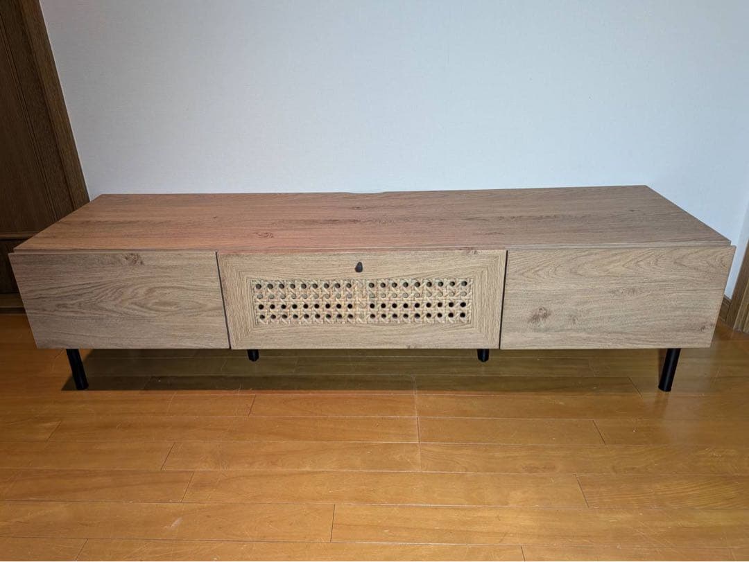 ■送料込■LOWYA ラタンローテレビボード テレビ台北欧風人気家具TV棚140 LOWYA（ロウヤ） テレビ台 テレビボード テレビラック ローボード TV