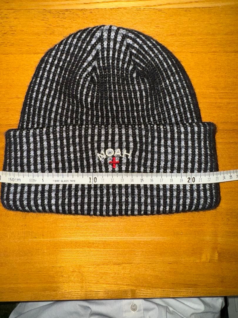 NOAH ビーニー tri-colar beanie black - メルカリ