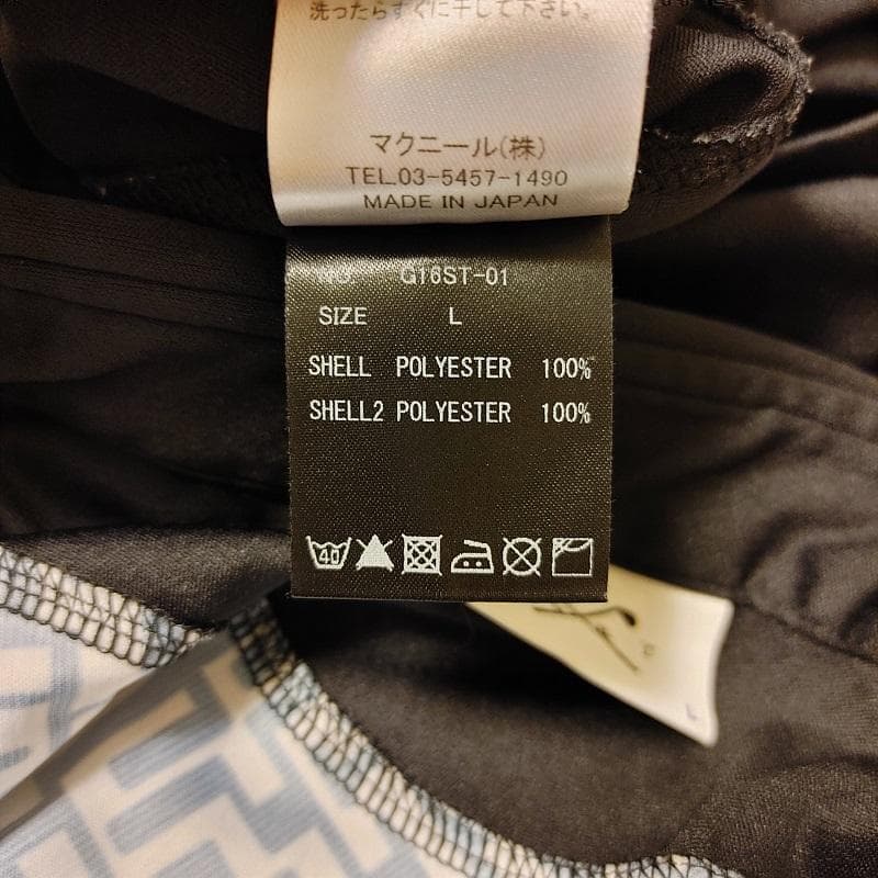 roar☆L 黒☆定価18700円 ロアー 3D 半袖ポロシャツ ゴルフウエア