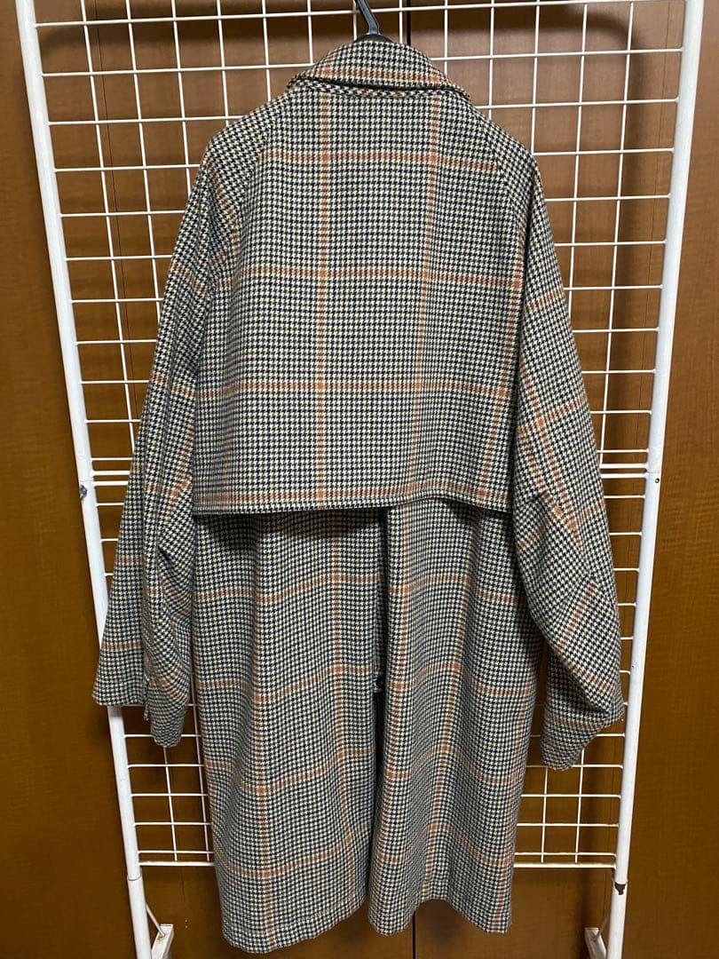 Jieda HOUND'S TOOTH OVER COATJIEDA / ジエダ HOUNDS TOOTH OVER COAT