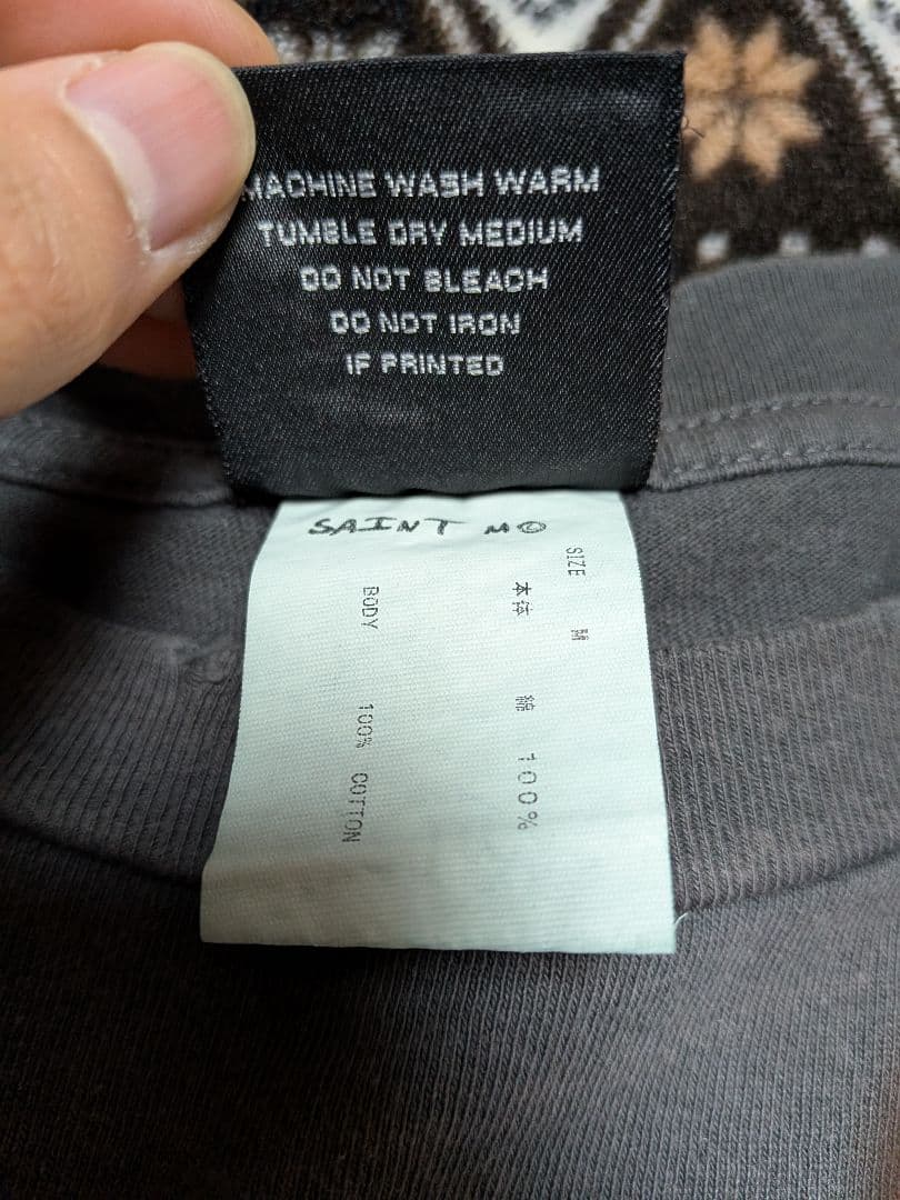 トップス SAINT Mxxxxxx 23SS SS Tee/Devil \"Black\"