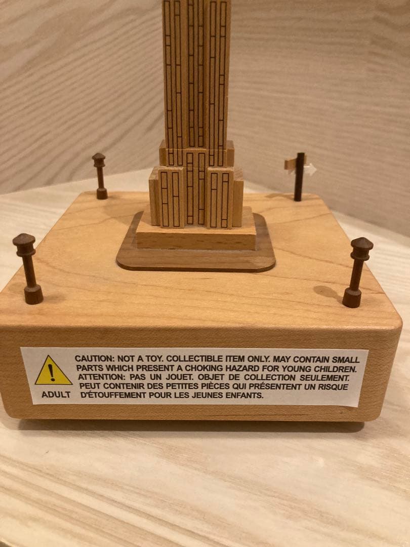 希少 エンパイアステートビル ニューヨーク オルゴール - メルカリ