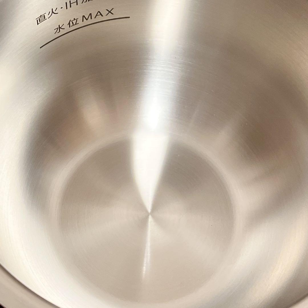 【新品】　内鍋　ステンレス　保存専用ふた　蒸し板　1.6L ホットクック