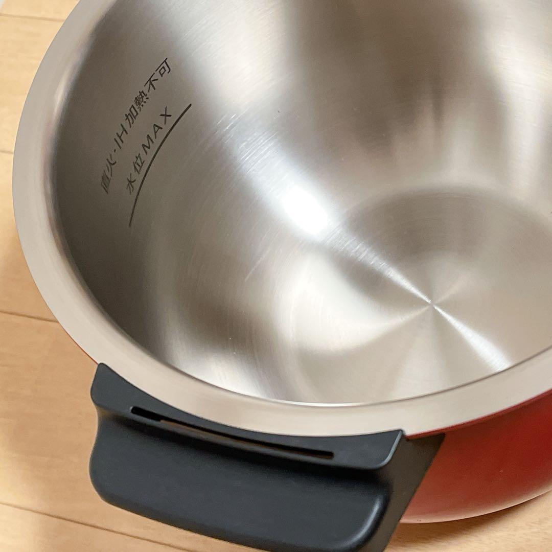 【新品】　内鍋　ステンレス　保存専用ふた　蒸し板　1.6L ホットクック