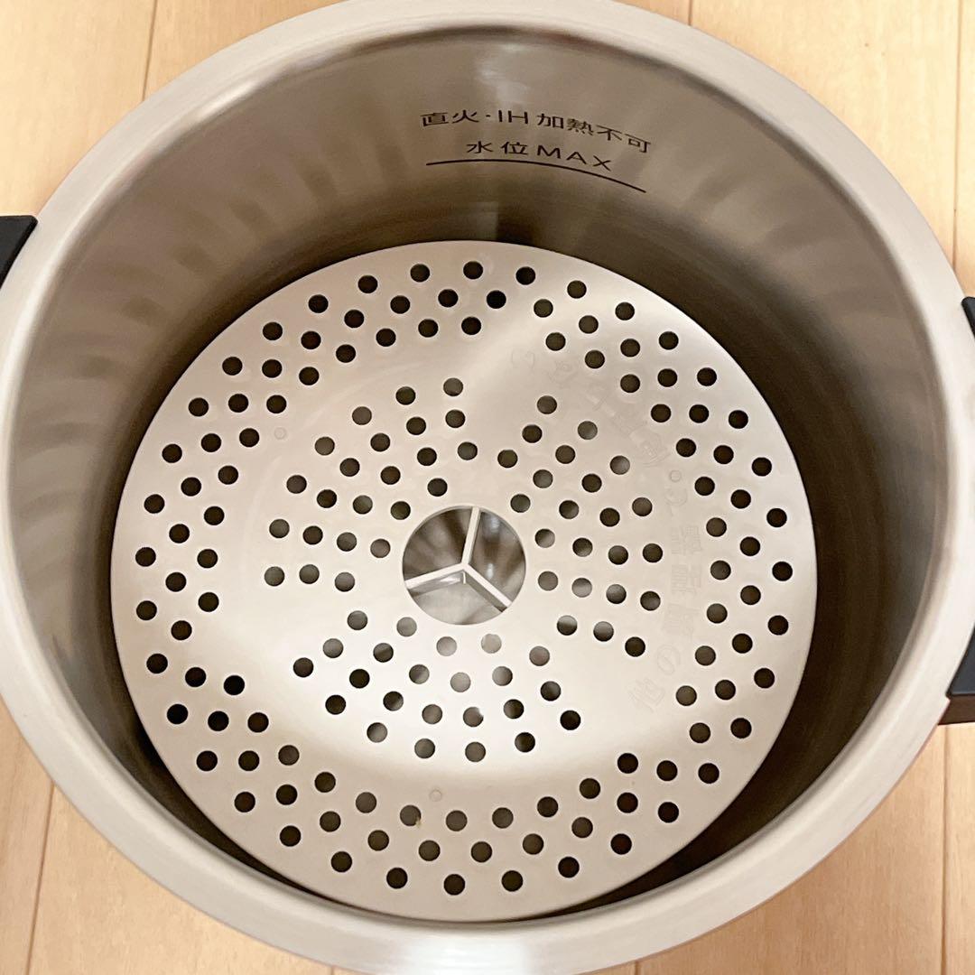 【新品】　内鍋　ステンレス　保存専用ふた　蒸し板　1.6L ホットクック