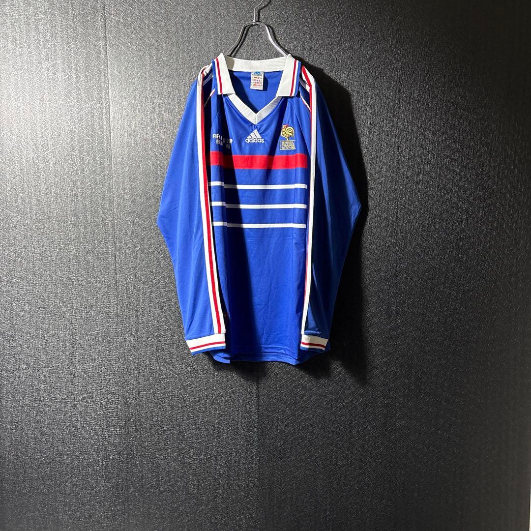☆フランス代表】 古着 メンズ サッカー ユニフォーム 98年 長袖 2XL