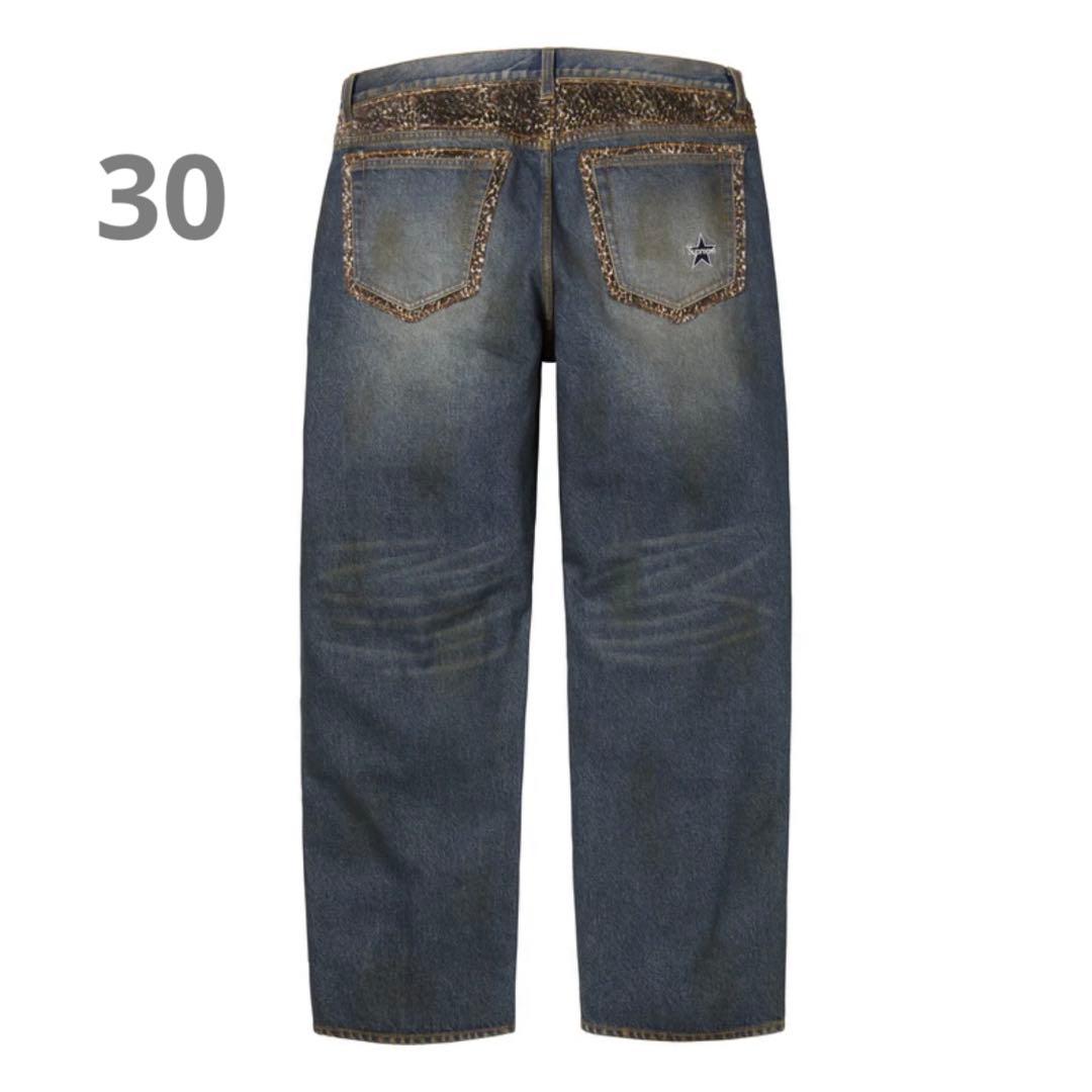 パンツ 30 SUPREME LEOPARD FAUX FUR LOOSE FIT Supreme Leopard Faux Fur Loose Fit Jean - メルカリ