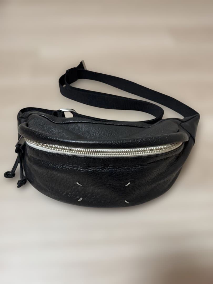 Maison Margiela レザー バムバッグ ボディバッグ マルジェラ - メルカリ