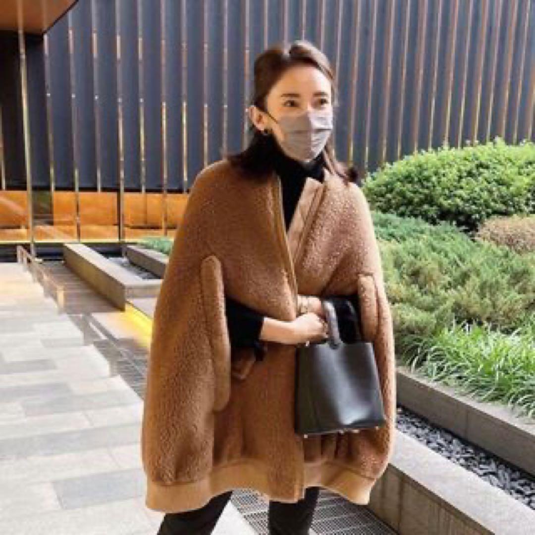 Max Mara テディベア ボンバーケープ キャメル 美品 S - メルカリ
