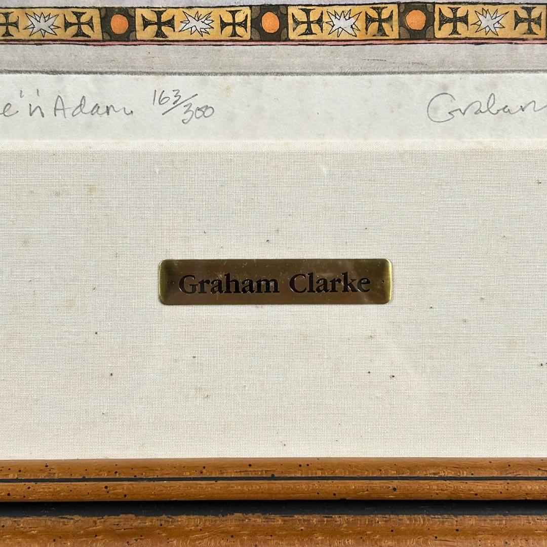 最終値下げ】グラハム・クラーク「エデンのアダムとイブ」エッチング