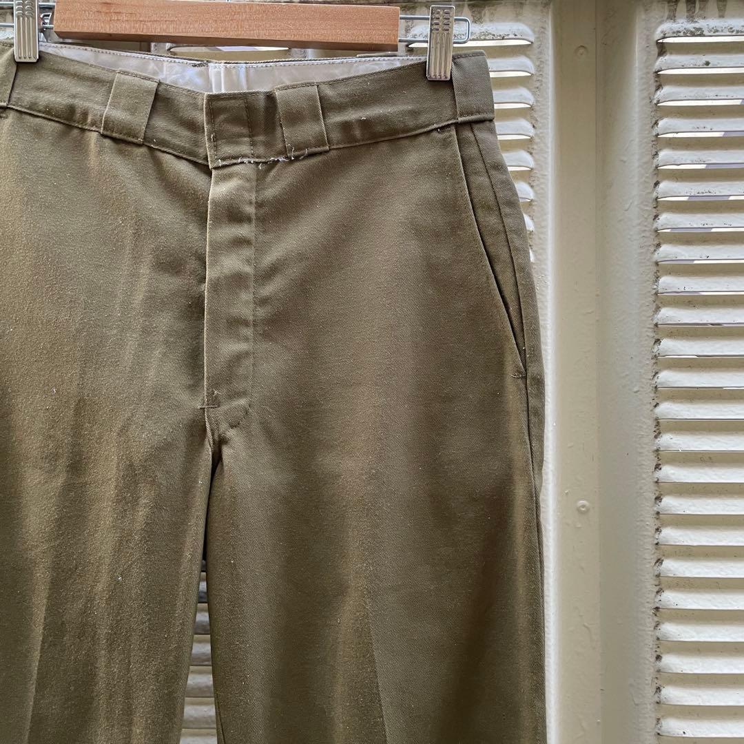 70s dickies ディッキーズ 874 USA製 チビタグ ワークパンツ 70s