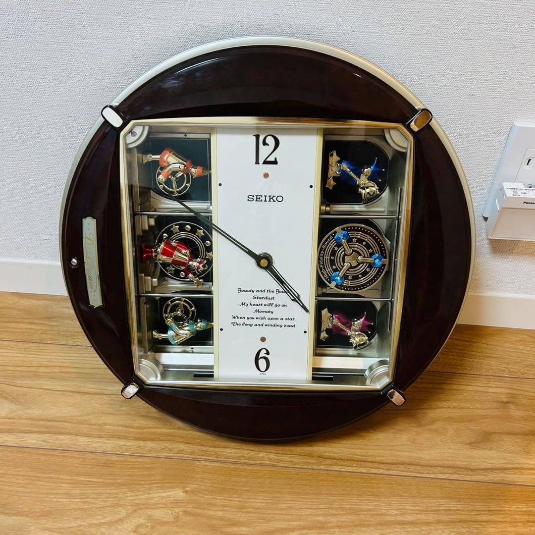 SEIKO RE544B ディスクドリーム からくり時計 掛時計 レア希少 - メルカリ