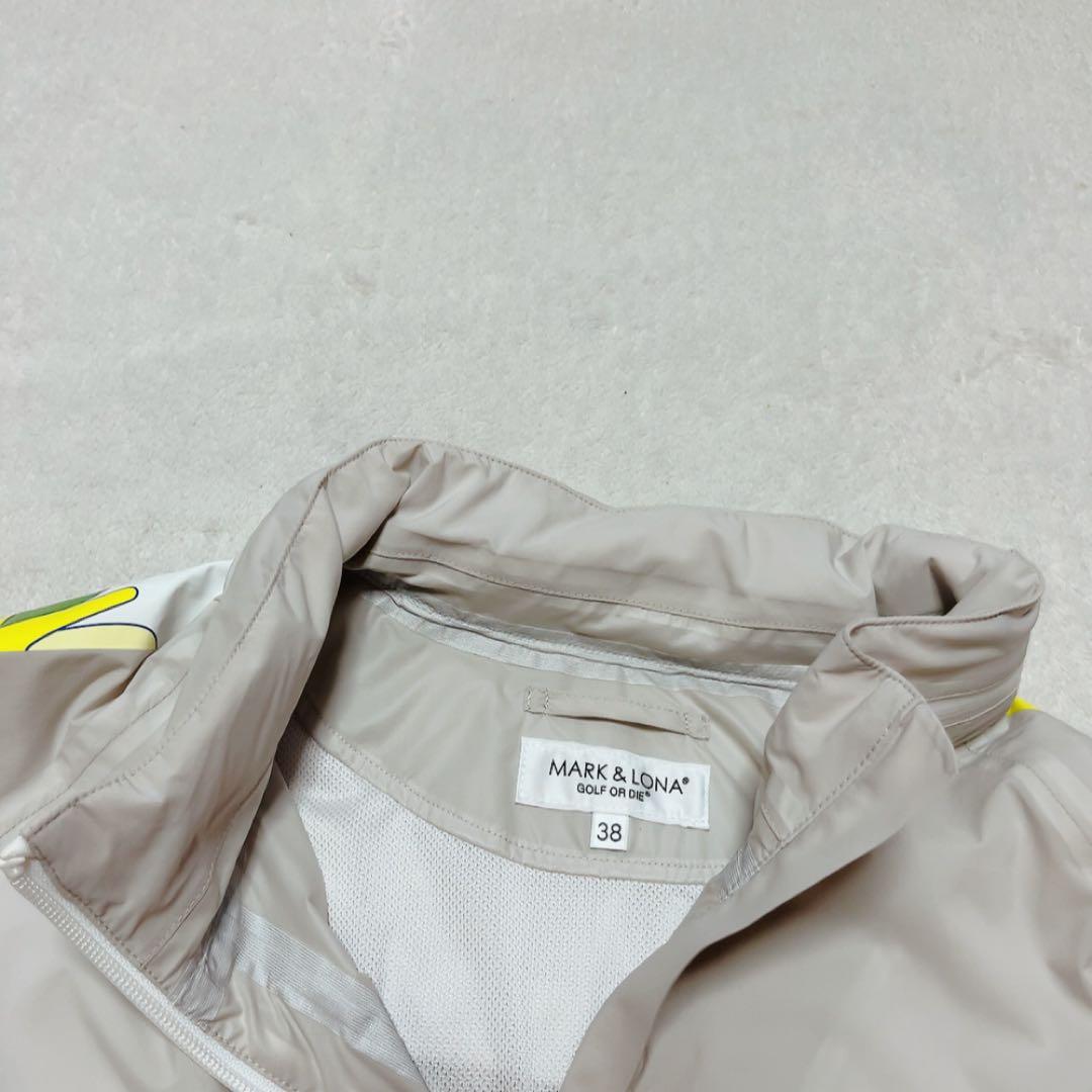 極美品 2024 マークアンドロナ 2WAY レインワンピース 迷彩 フード